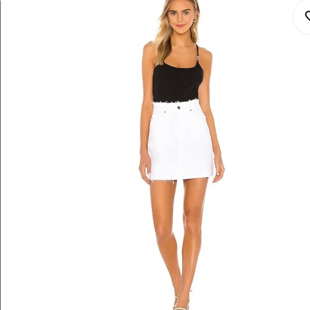 NWT AG the Vera skirt in white